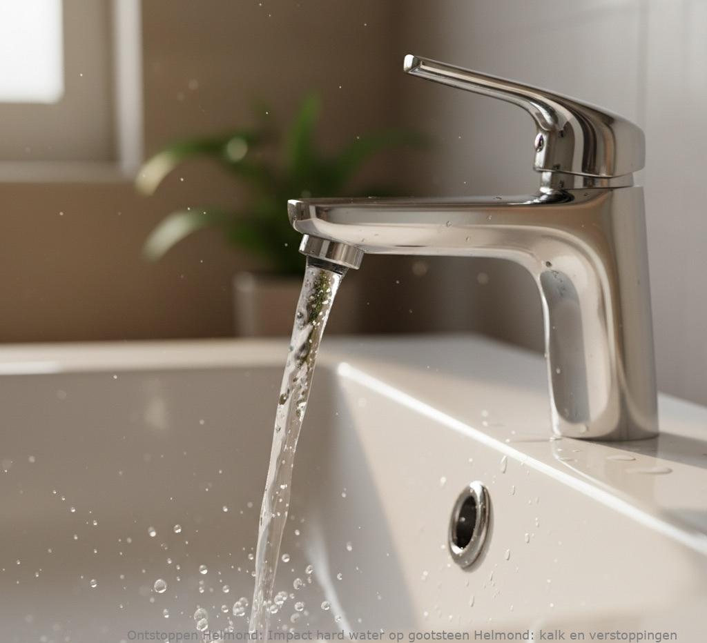 Impact hard water op gootsteen Helmond: kalk en verstoppingen