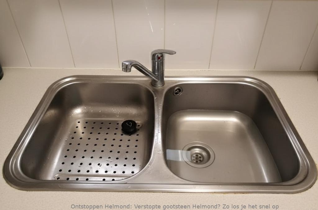 Verstopte gootsteen Helmond? Zo los je het snel op